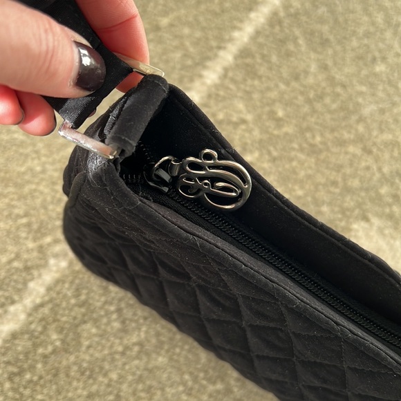 Black quilted nylon Vera Bradley shoulder bag - Picture 2 of 8
